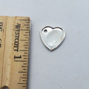 Sterling Silver Heart Charm Pendant